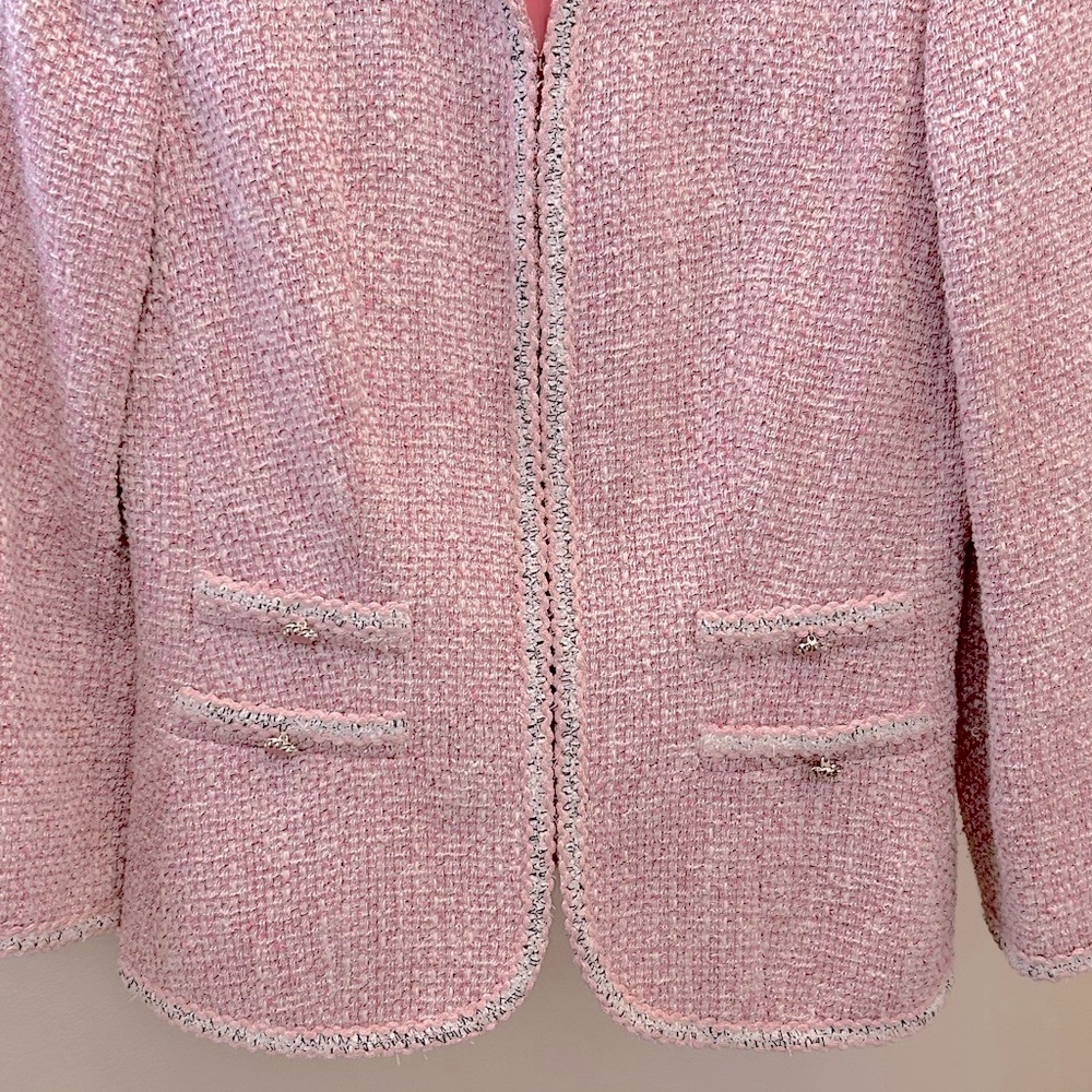 Luisa Spagnoli size 46 tweed blazer - Picture 10 of 16